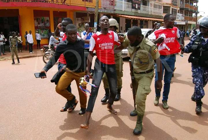 Jubilant Arsenal fans arrested in Uganda for holding