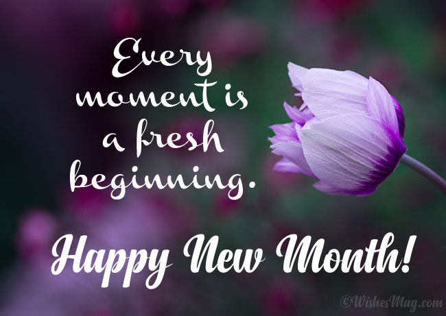 Happy New Month Wishes