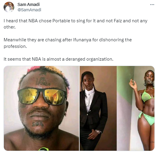 Mixed reactions as Portable performs at Nigerian Bar Association