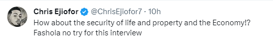 Water, house rent, others are not the constitutional responsibilities of the President - Fashola tackles Nigerians for asking for too much from Mr President