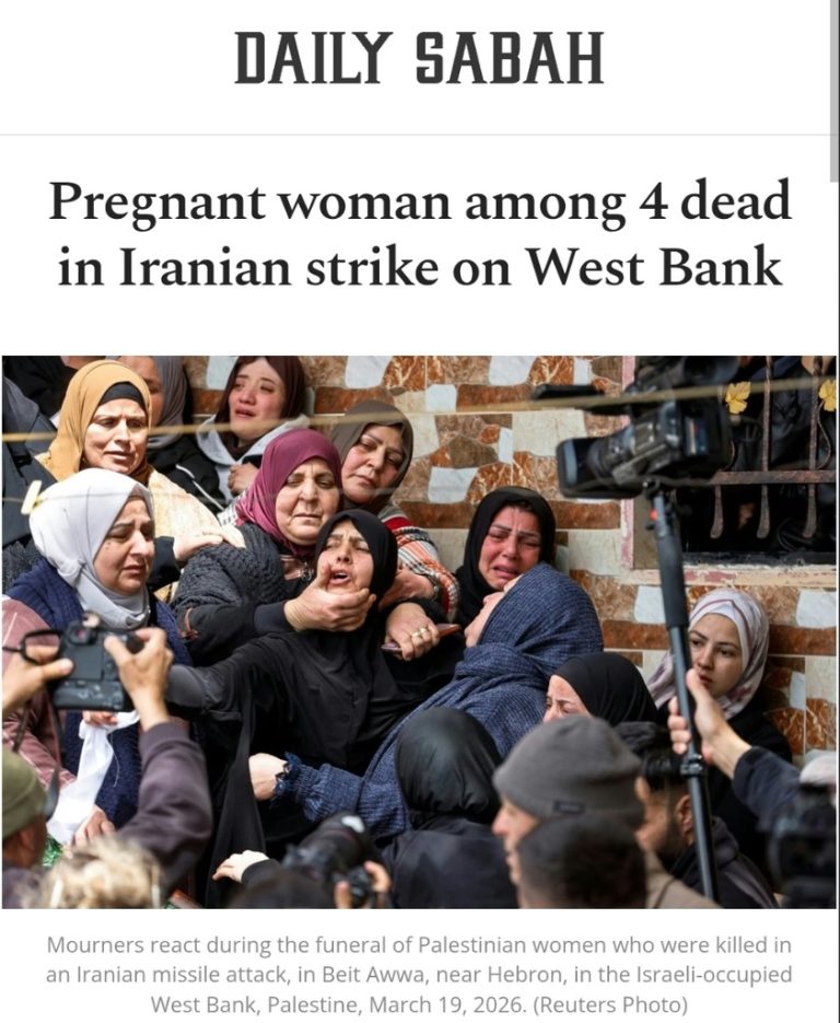Iranian Missile Strike in West Bank Kills Pregnant Woman and Two Others