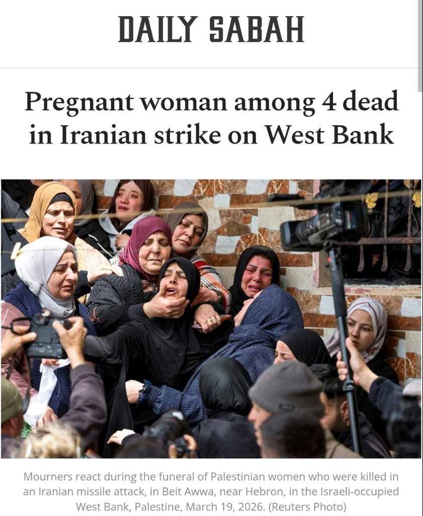 Iranian Missile Strike in West Bank Kills Pregnant Woman and Two Others