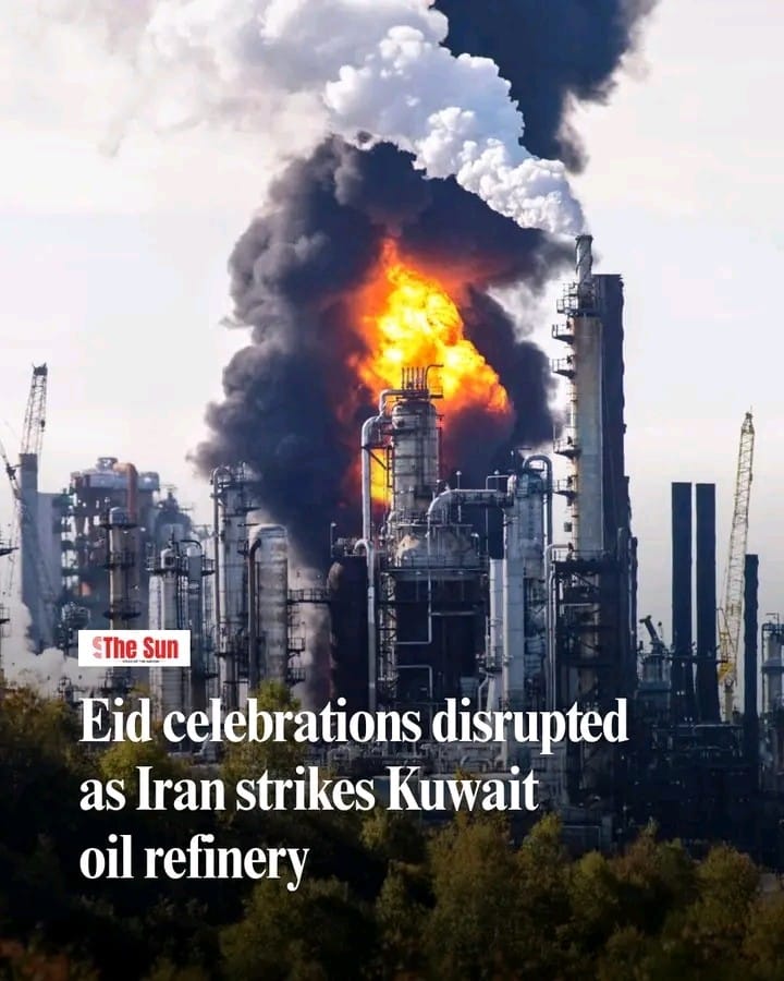Eid Festivities Disrupted After Iran-Linked Drone Strike Hits Kuwait Oil Facility